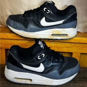 Nike Black and White Air Max Sneakers